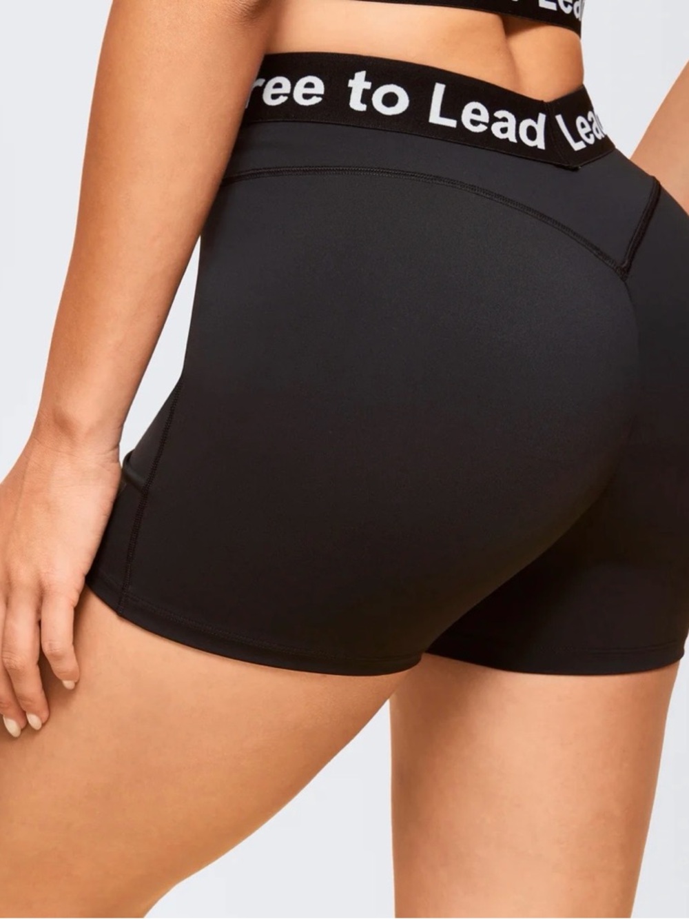 Firmabs free to lead black shorts